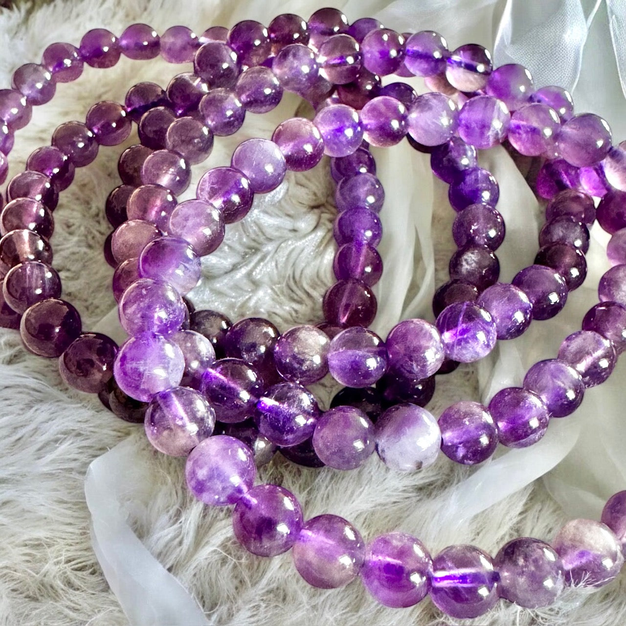 Amethyst Stretch Bracelet