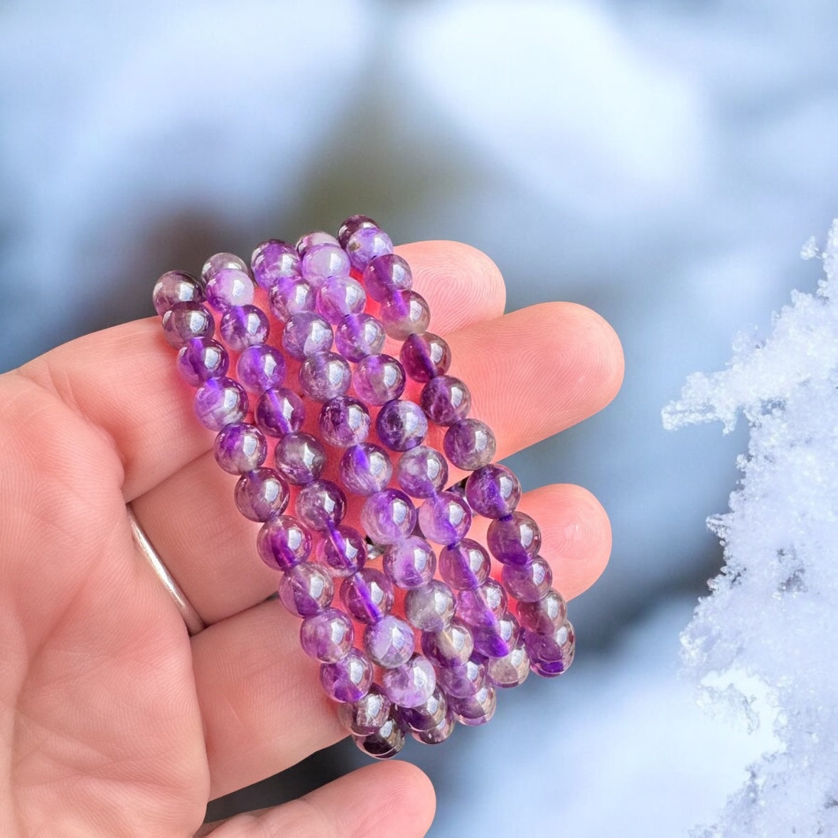 Amethyst Stretch Bracelet