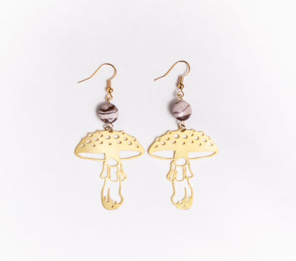 Woodland Mushrooms Earrings