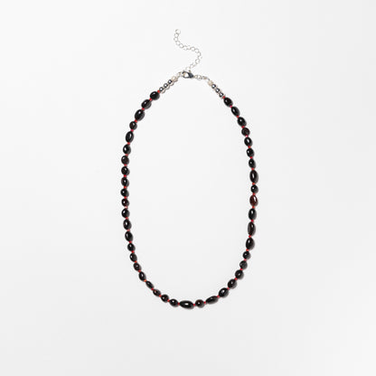 Tumbled Garnet Necklace