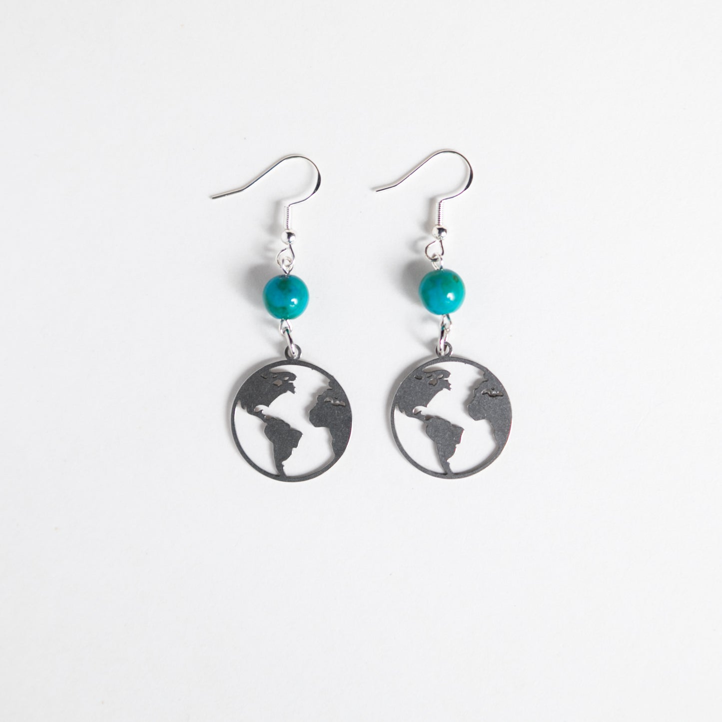 Mother Earth Earrings in Silver