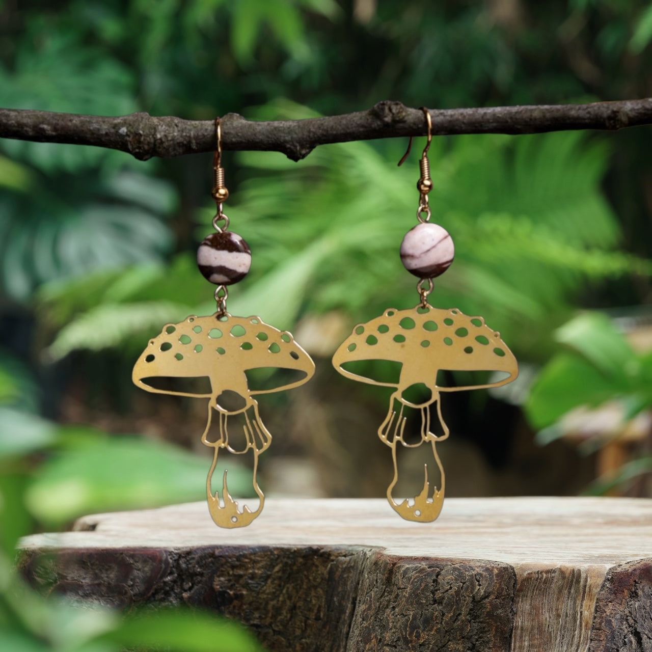 Woodland Mushrooms Earrings