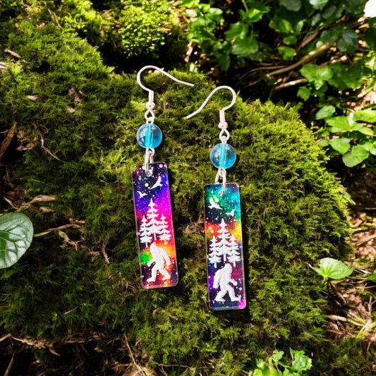 Sasquatch Aurora Borealis Earrings