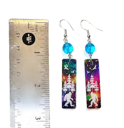 Sasquatch Aurora Borealis Earrings