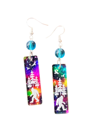 Sasquatch Aurora Borealis Earrings