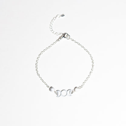 Eclipse Anklet with White Howlite